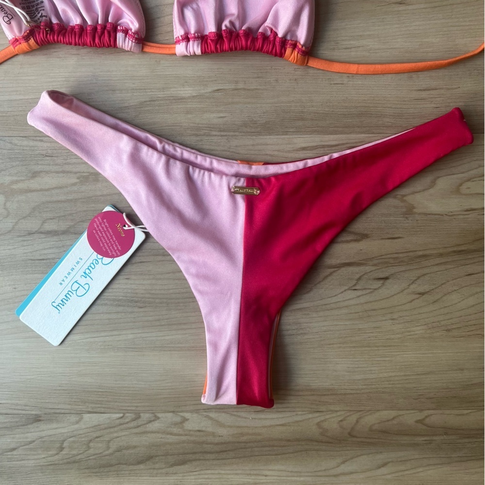 Beach Bunny Summer Haus Vibrant Colorblock Bikini - Picture 8 of 11